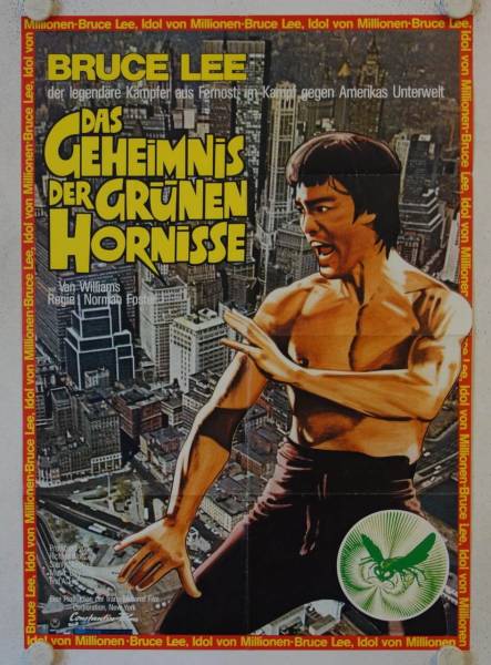 Das Geheimnis der grünen Hornisse originales deutsches Filmplakat